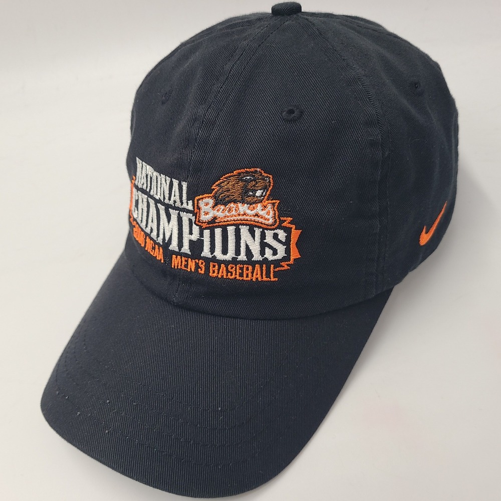 Oregon State Beavers Hat Strapback Nike Black 2006 National Champions Baseball